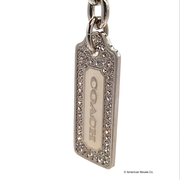 Coach Accessories - NWT COACH Vintage LOZ Pave Lanyard Diamond Keychain FOB Purse Charm #8865
